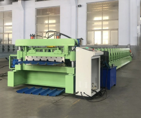Trapezoid Steel Roof PPGL Wall Panel Roll Forming Machine 3phases
