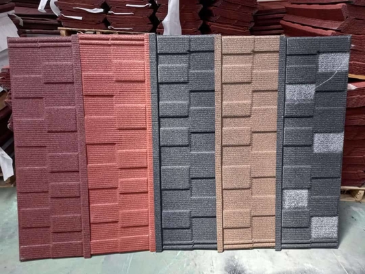 Building Material Shingles Stone Coated Roofing Tiles Color Metal