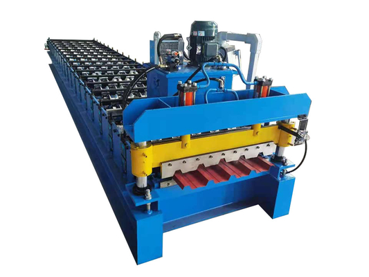 Trapezoidal 5 Rib Roofing Roll Forming Machine For Ibr Sheet
