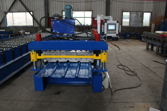 840/850 0.6mm Double Layer Roll Forming Machine For Roof Sheet Floor Deck Sheet