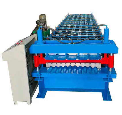 Metal Roof Tile Roll Forming Machines Double Layer 10 - 18 M/Min