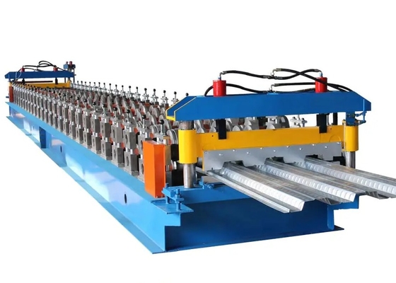 Automatic Steel Floor Deck Roll Forming Machine High Precision