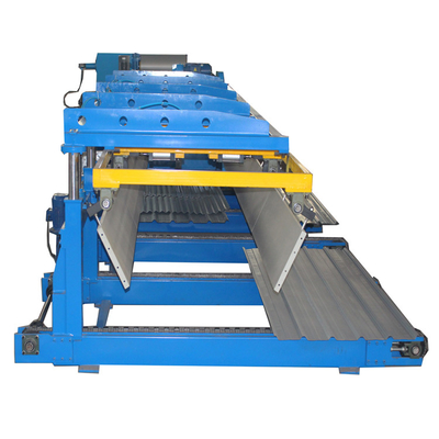 Roof Panel Double Layer Sheet Metal Roll Forming Machine Full Auto