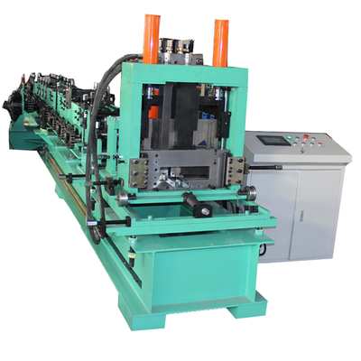 Steel 380V Stud And Track Roll Forming Machine Adjustable Cutting Length 3 Phase