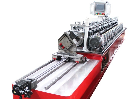 11-12 Rollers Stud And Track Roll Forming Machine Chain Transmission For Production