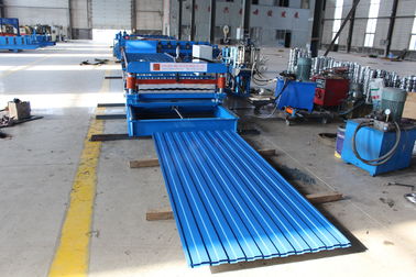 Roofing Sheet Making Machine Roll Forming With 18 Stations Simple Structure