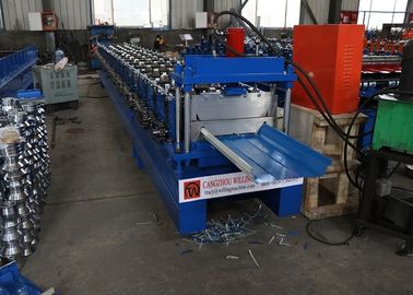 Standing Seam Roof Roll Forming Machine For Nail Strip Snap Lock Panel