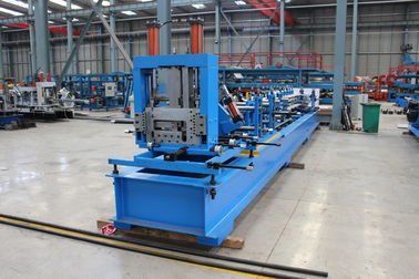 Low Noise CZ Purlin Roll Forming Machine  1mm- 3mm High Cutting Accuracy