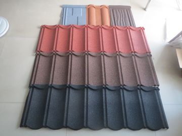 Metal Stone Coated 1340*420mm Prepainted Galvanized Steel Roof Tile