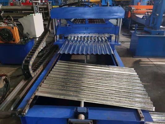 Flying Cut System Plc Corrugated Roof Roll Forming Machine