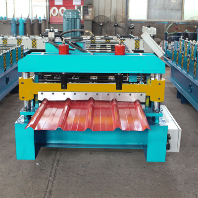 Customization Galvalume Roof Panel Roll Forming Machine Plc