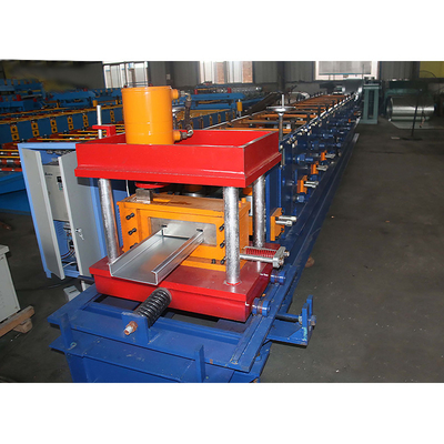 Hydrulic Driving C Purlin Roll Forming Machine With Cr12Mov Cutter