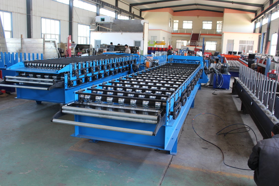 Semicircle Type Tile Roll Forming Machine For Roof And Wall Use