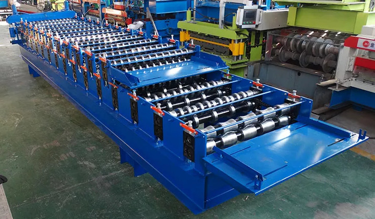 Corrugated and IBR Double Layer Roll Forming Machine Full Automatic Plc Control