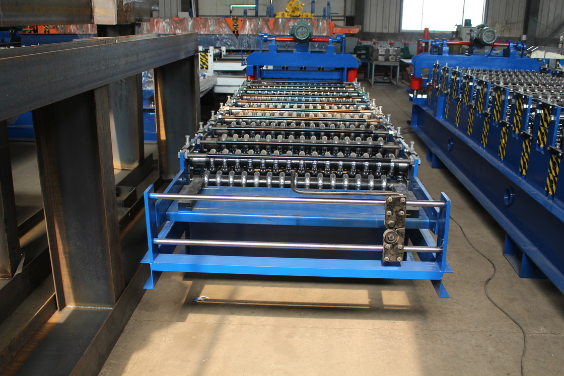ISO  15-30m/Min Trapezoidal Roll Forming Machine Corrugated Roll Making Machine