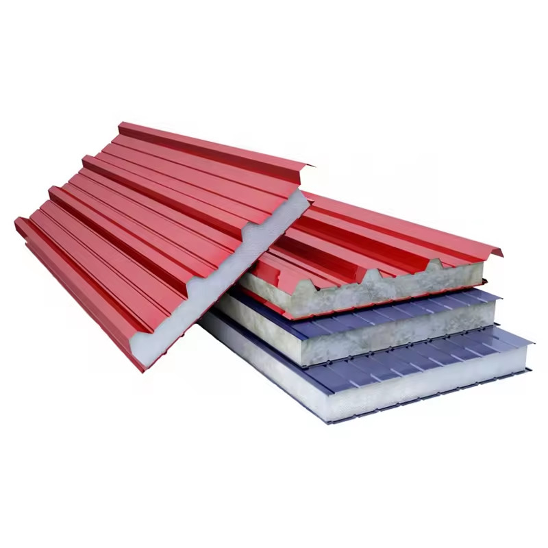 Cold Storage Room Wall Panel Sandwich Sheet Production Line With Flying Tracking Cutting System Forming Speed 3-6m/min