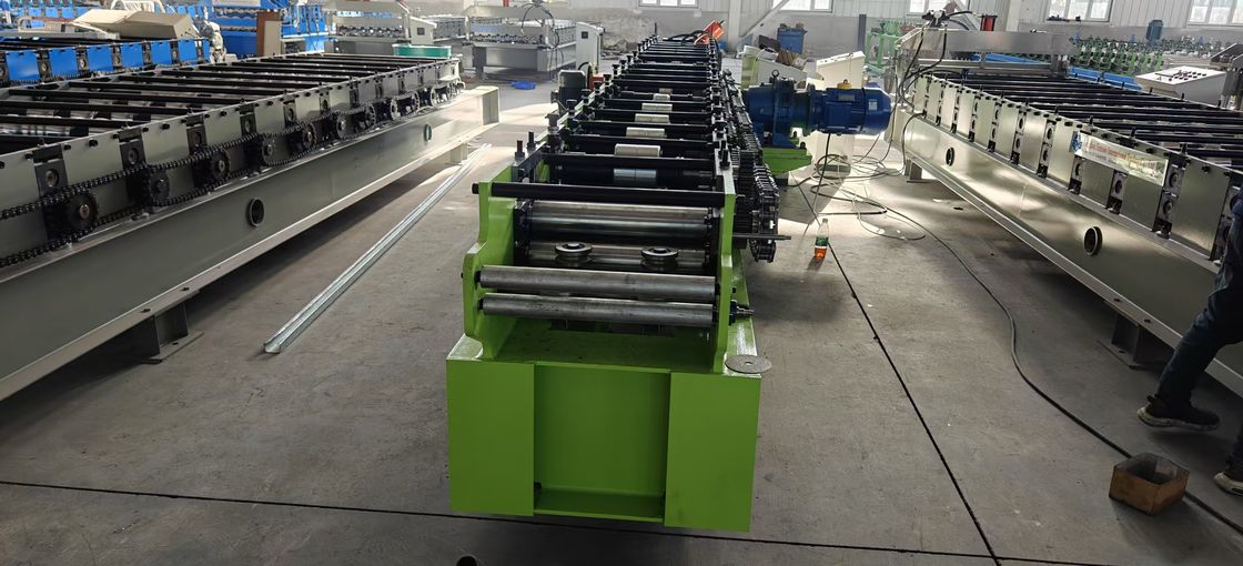 Customized Production Stud And Track C U Roll Forming Machine With Adjustable Cutting Length And PLC Control System
