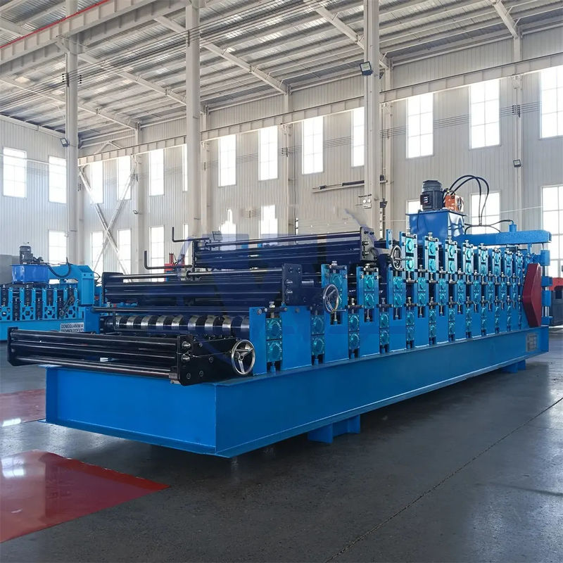 3 In 1 Metal Steel Ibr Roofing Sheets Roll Forming Machine With Three Profiles Customized