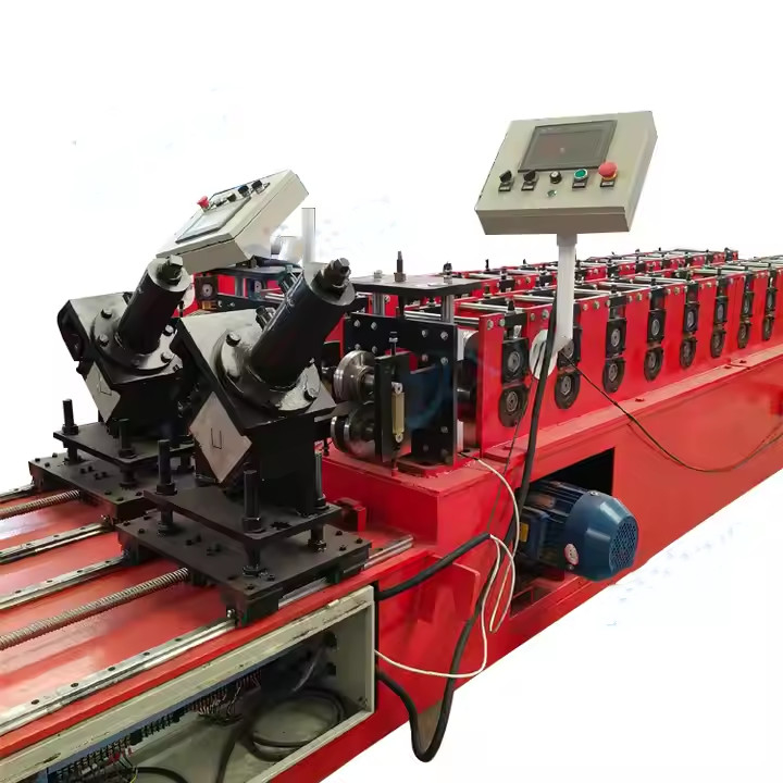 PLC Control System Steel Processing Parts Galvanized U Beam Steel U Channel Structural Steel C Z U Channel Profile Purlin Roll Forming Machine