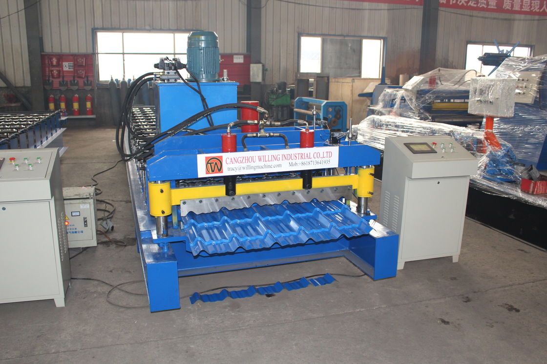 380v 50hz 2025 new design Customization Galvalume Roof Panel Roll Forming Machine Plc