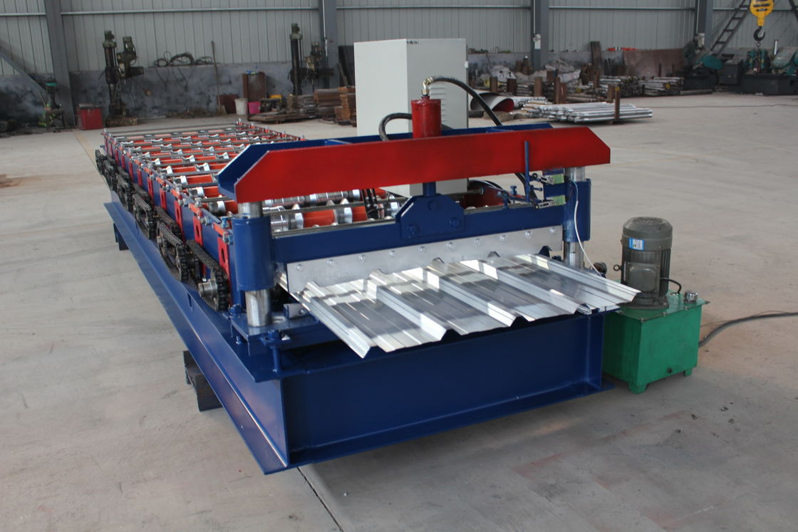 380v 50hz Ribtype Roof Roll Forming Machine 36 Coverage 3/4 High Ribs Easy Operation