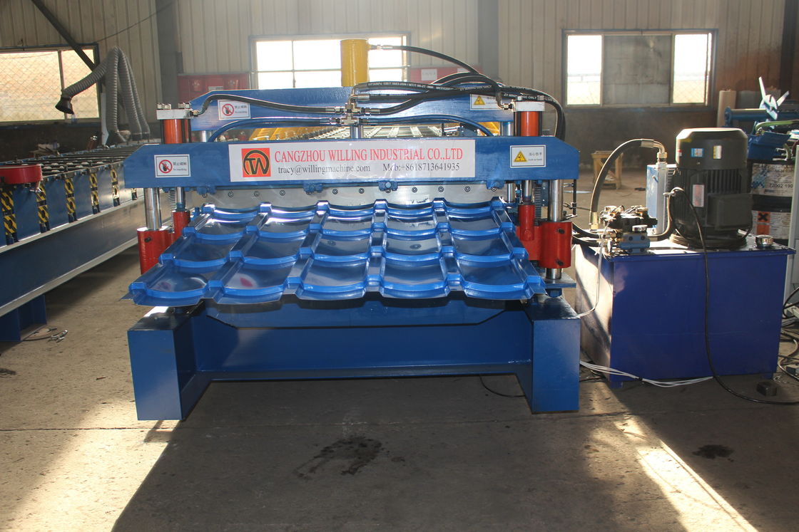 IBR Glazed  Double Layer Roof sheet  Roll Forming Machine 15m/Min For Ppgi Panel Roof
