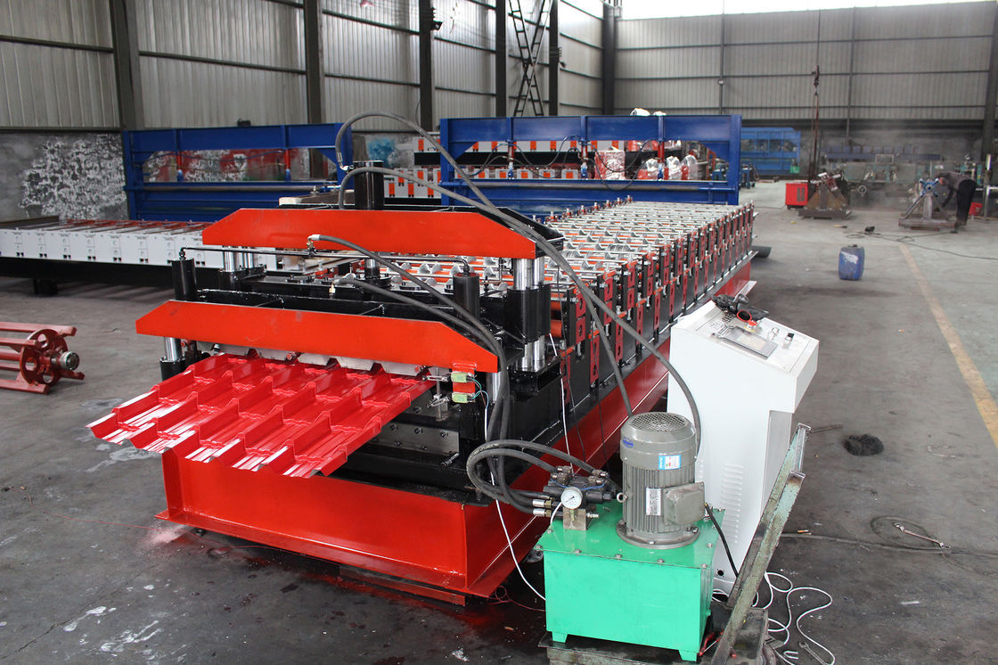IBR and Corrugated  Double Layer Roof sheet  Roll Forming Machine 15m/Min For Ppgi Panel Roof
