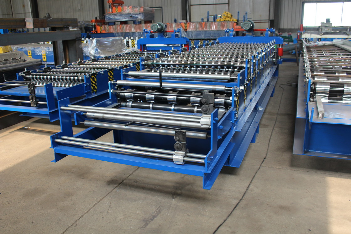 2025 factory best price Trapezoidal and glazed Double Layer Roof sheet Forming Machine