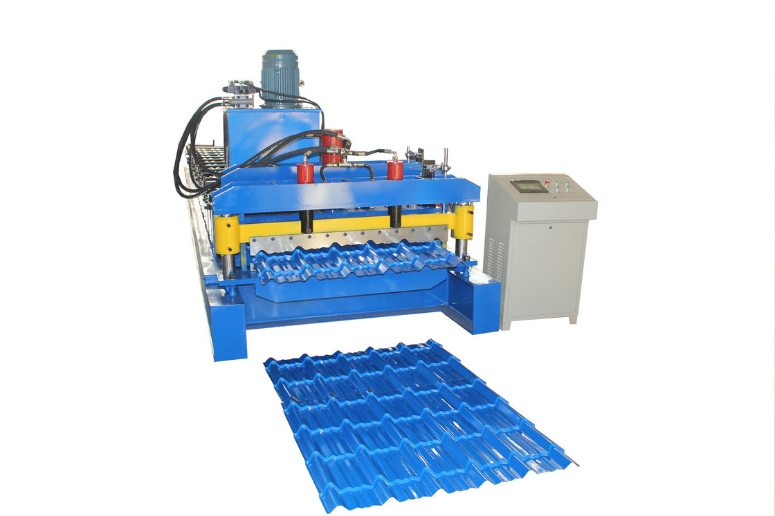2025 New Design for Glazed Roof Tile Roof Sheet Roll Forming Machine With 18 Rows