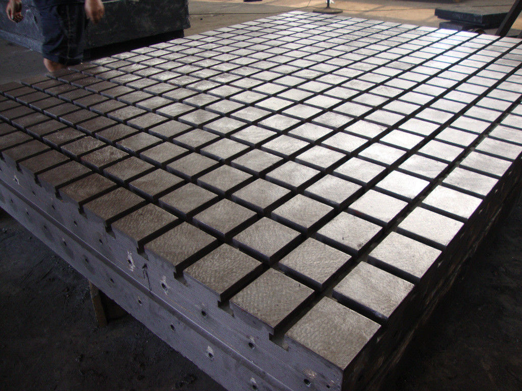 Tee  Slotted Bed Plates 3.05 X 2.54 Meters  High precision  Marking Out