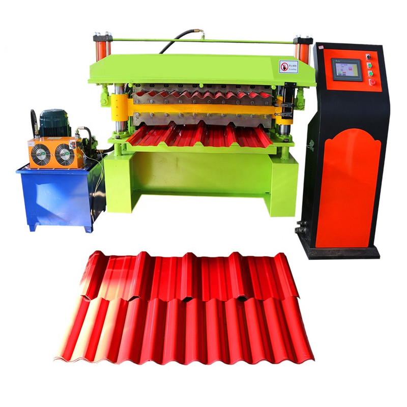 12m/Min Double Layer Roll Forming Machine To Trapezoidal Corrugated Metal Roof