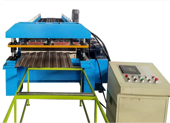 380v Container Wall Panel Roll Forming Machine Hydraulic Transmission