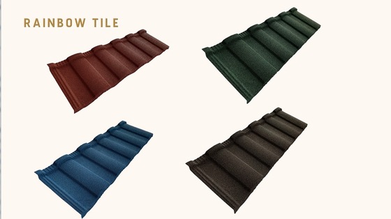 Roman Roofs Roofing Pomona Stone Coated Metal Tile 0.4mm Thick