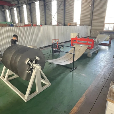 Automatic 8 - 15m/Min Steel Coil Cut To Length Line 15kw PLC Control