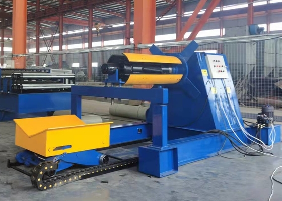 Automatic Steel Coil Decoiler Hydraulic With Coil Car  5 Ton 7 Ton 10 Ton