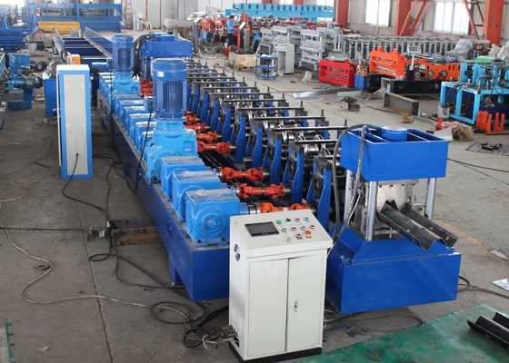 Efficient 26T Highway Guardrail Roll Forming Machine With Quench HRC58-62 Plated Chrome Roller