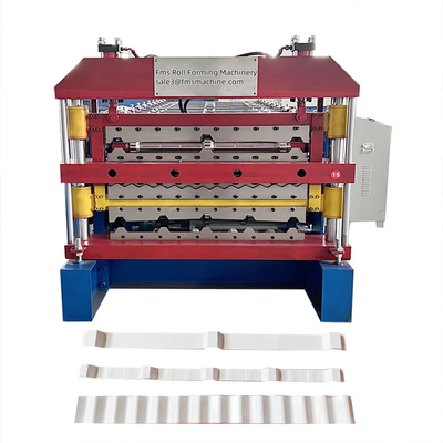 Automatic PPGI GI PPGL GL IBR Panel Double Layer Metal Roofing Roll Forming Machine TR4 TR5 Corrugated Roof Sheet Steel Tile