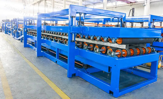 High Precision Sandwich Panel Production LineRock Wool Foam EPS Composite Plate Roof Wall Panel Sandwich Panel Roll Forming Making Machinery