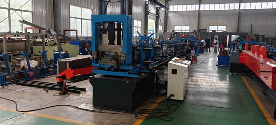 CU CZ stud Channel Strut Touch Screen Purlin Roll Forming Line