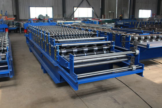 2025 factory best price Trapezoidal and glazed Double Layer Roof sheet Forming Machine