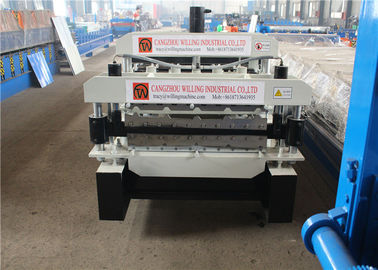Metal Decoration 380v 50hz Roller Shutter Door Forming Machine Gear Wheel Driving