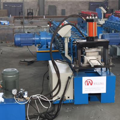 Garage PPGI Shutter Door Roll Forming Machine 15m/Min