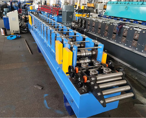 Full Auto  Chain Drive Rolling Shutter Door Roll Forming Machine High Speed